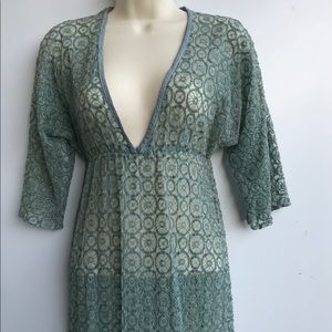 Lucy Love Crocheted Lace Beach Cover/Dress